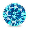 Blue Cubic Zirconia